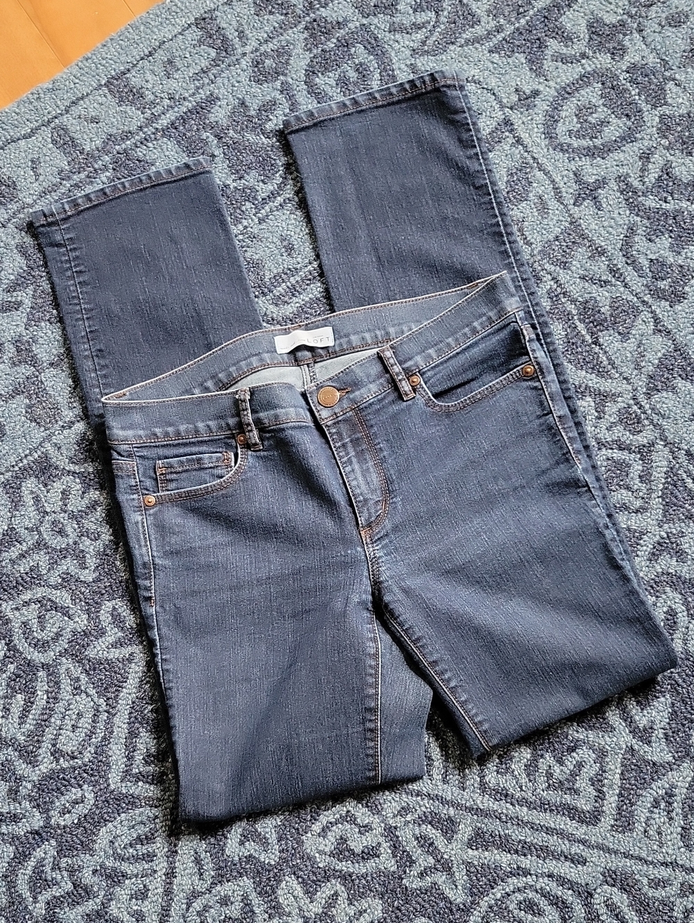 LOFT Modern Straight Jeans